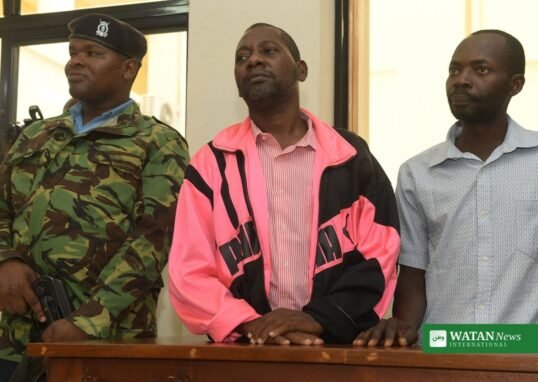 Paul Mackenzie convicted in the dock at a Kenyan court in Mombasa