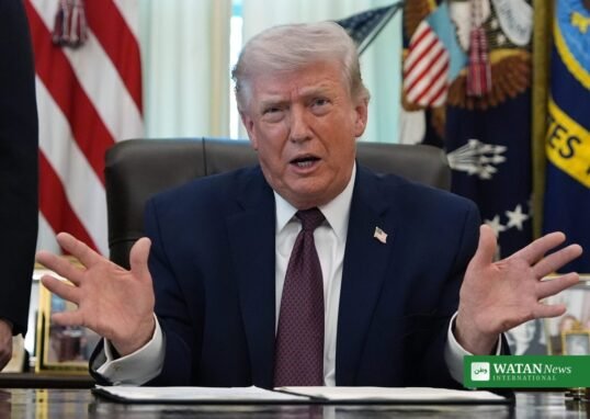 Trump denuclearization talks — US President Donald Trump
