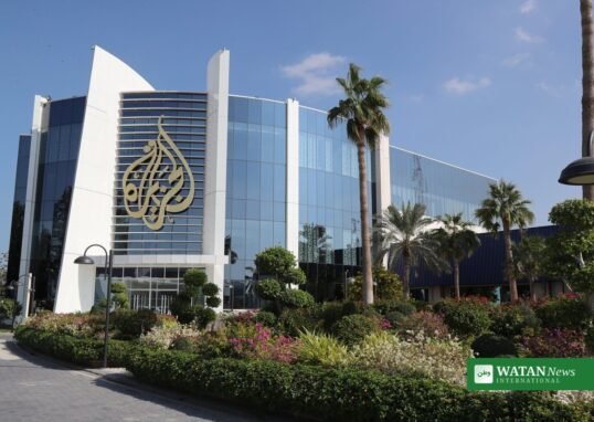 Candiru spyware ads — Al Jazeera headquarters in Doha