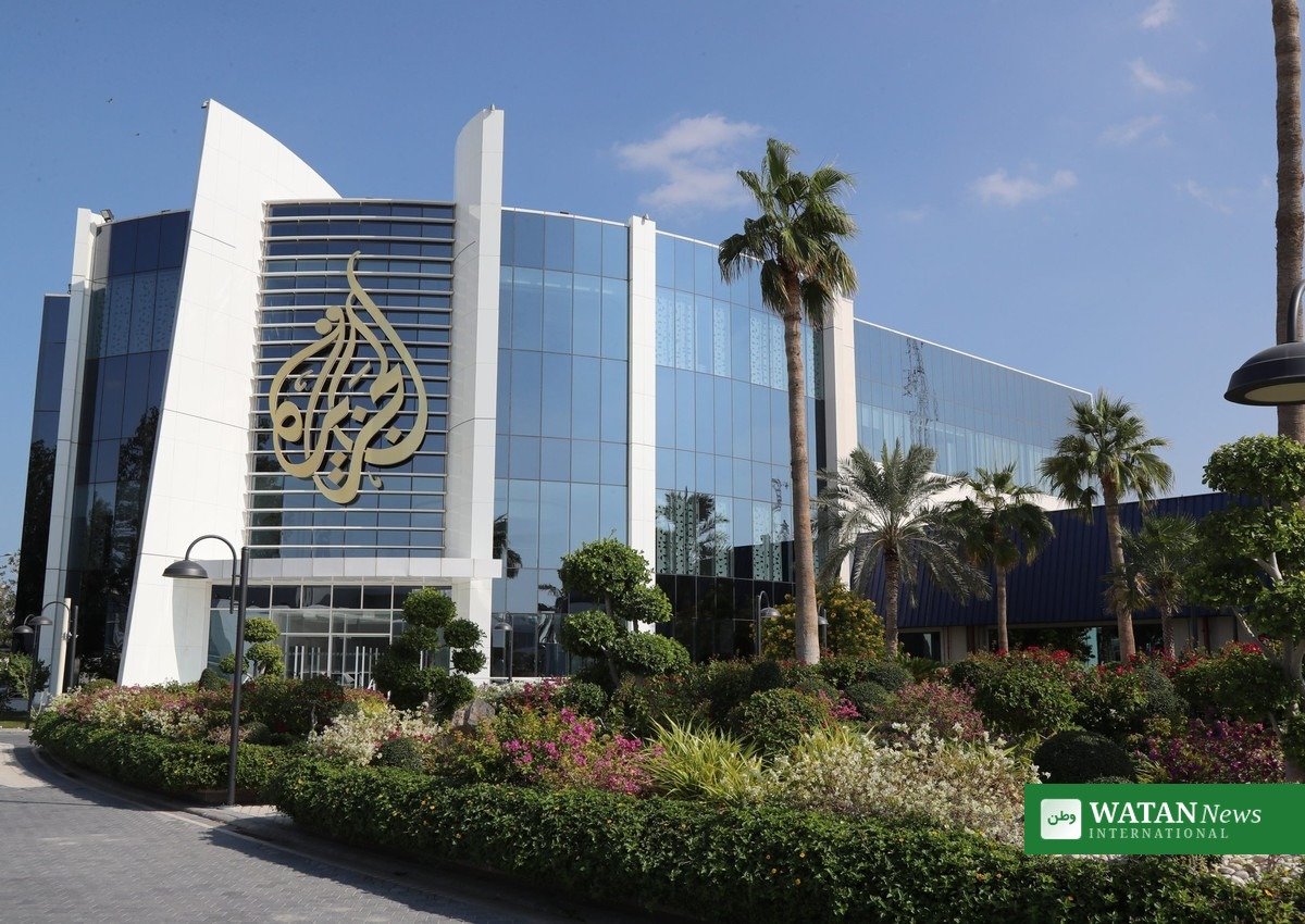 Candiru spyware ads — Al Jazeera headquarters in Doha