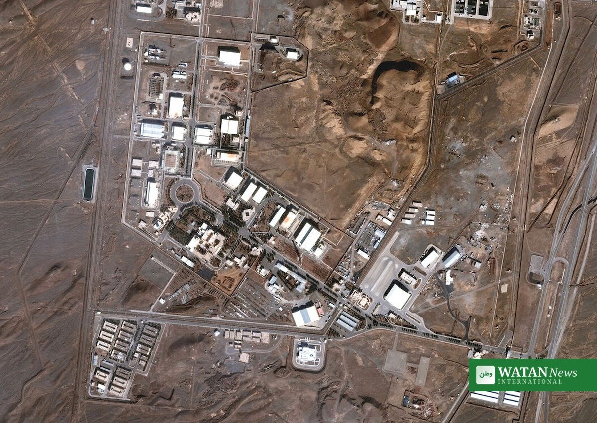 Trump rules out nuclear strike — satellite view of Pickaxe Mountain near Iran's nuclear site