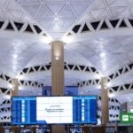 King Khalid International Airport in Riyadh, where the coalition says Houthi attacks killed 17 people this month