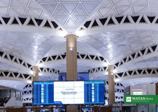 King Khalid International Airport in Riyadh, where the coalition says Houthi attacks killed 17 people this month