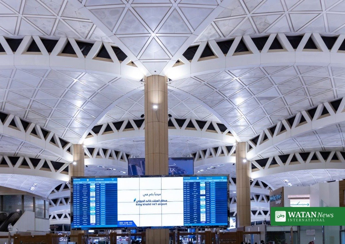 King Khalid International Airport in Riyadh, where the coalition says Houthi attacks killed 17 people this month