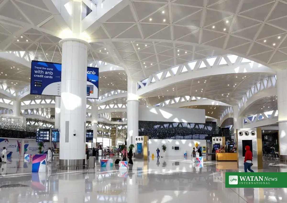Terminal building at King Khalid International Airport in Riyadh, which the coalition says has been hit by 20 Houthi attacks this month
