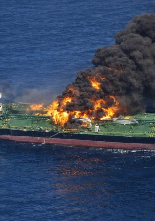 Aframax Rio oil tanker ablaze off Sochi after naval drone attack