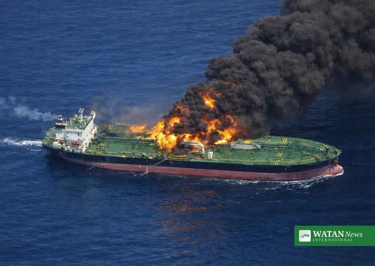Aframax Rio tanker fire off Sochi after naval drone attack