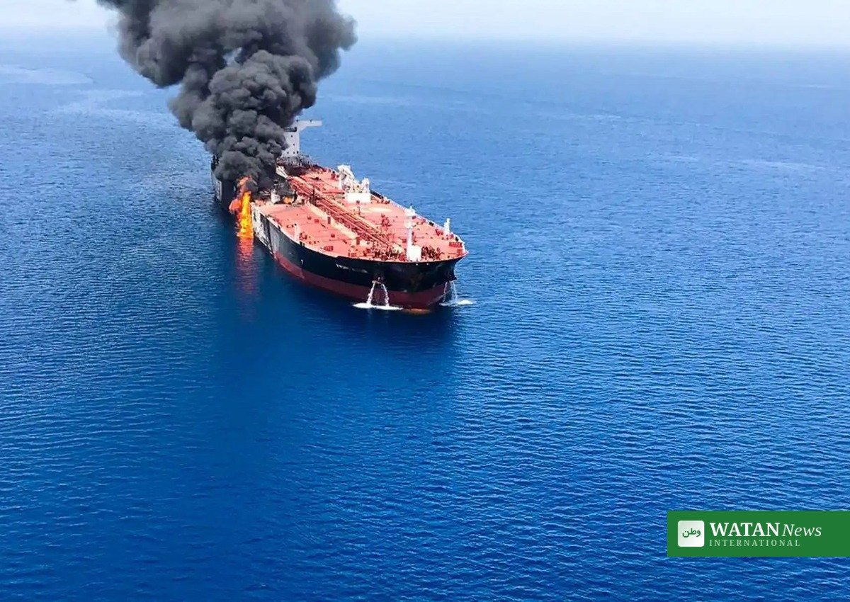 Aframax Rio tanker fire off Sochi after naval drone attack
