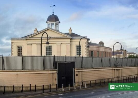 Newry Crown Court, where Jeffrey Donaldson was sentenced to 15 years in prison