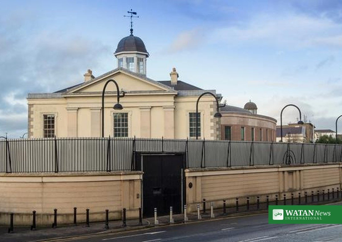 Newry Crown Court, where Jeffrey Donaldson was sentenced to 15 years in prison