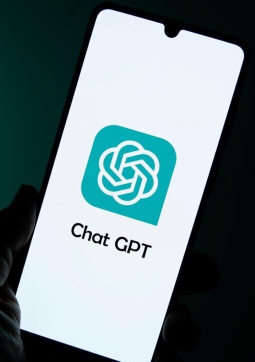 ChatGPT logo displayed on a smartphone screen — eight states sue OpenAI over alleged harms to children