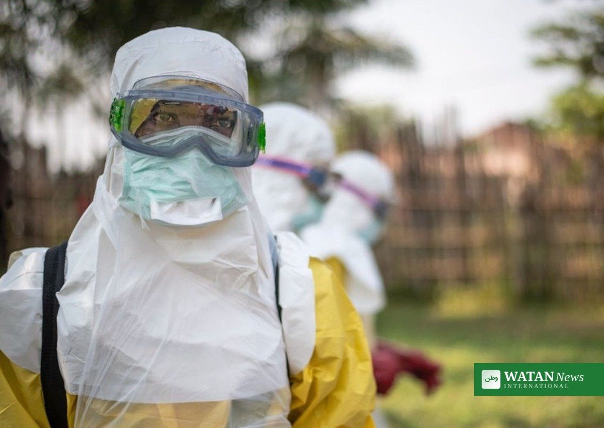 Nigeria Ebola case — health worker in protective gear during the Bundibugyo Ebola outbreak response in Africa