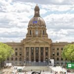 Alberta referendum: the Alberta Legislature in Edmonton