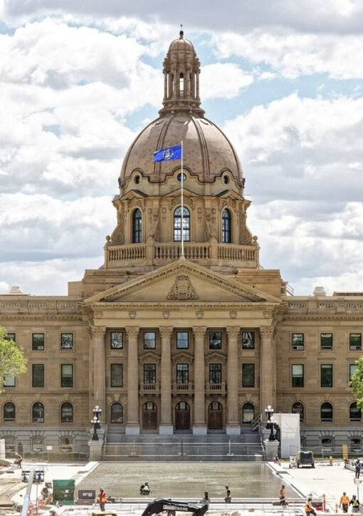 Alberta referendum: the Alberta Legislature in Edmonton