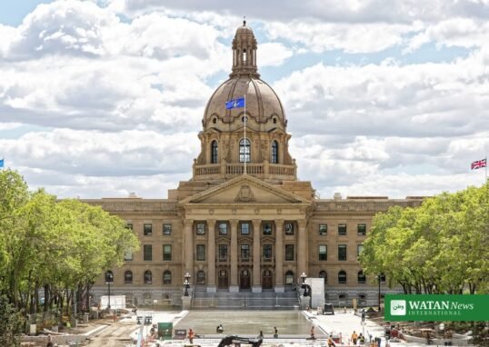 Alberta referendum: the Alberta Legislature in Edmonton