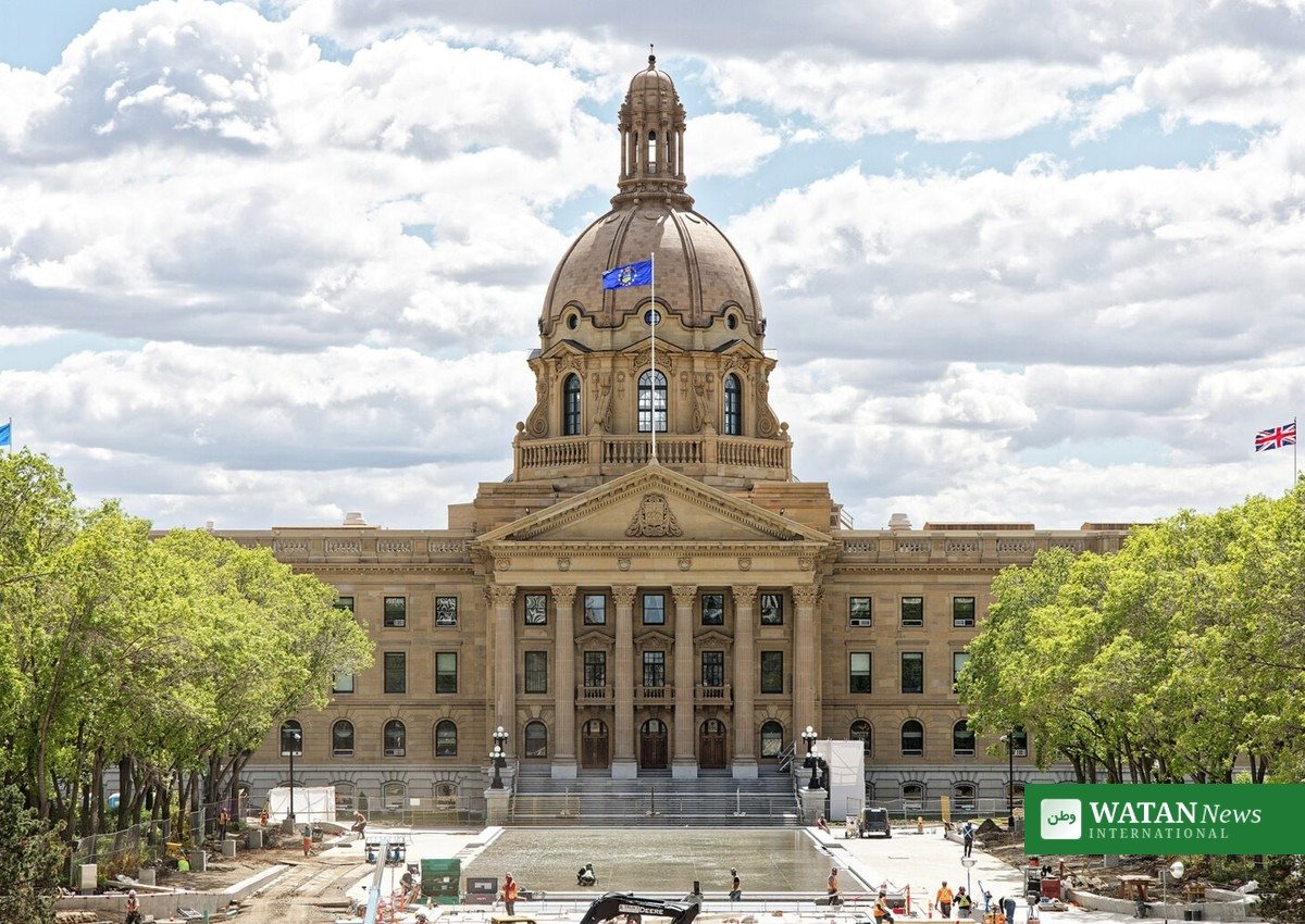 Alberta referendum: the Alberta Legislature in Edmonton