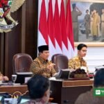 Prabowo MSCI intimidation: President Prabowo Subianto speaking at a cabinet session in Jakarta