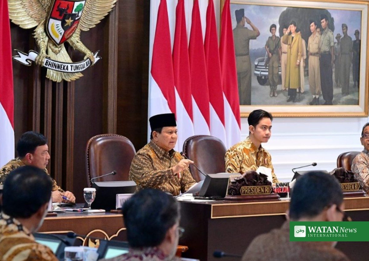 Prabowo MSCI intimidation: President Prabowo Subianto speaking at a cabinet session in Jakarta