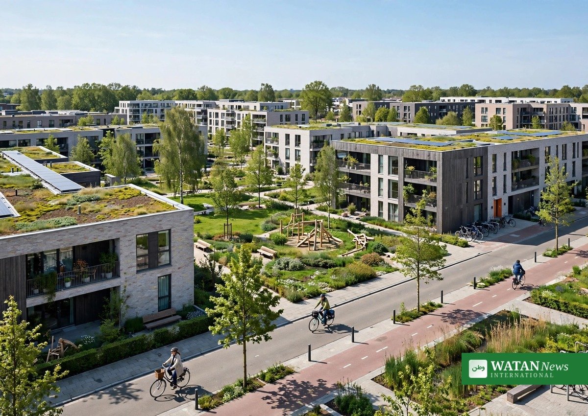 Sustainable Dutch residential neighbourhood with green roofs — Vesteda's award-winning BREEAM portfolio