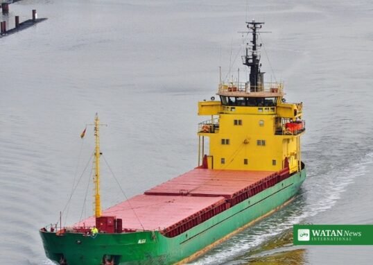 Bulgaria Black Sea drone attack: the cargo ship Alfa Watan in the Black Sea
