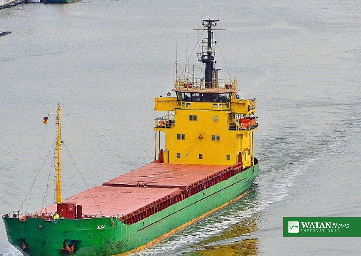 The Togo-flagged cargo ship Alfa Watan, which sank after drone strikes in Bulgaria's Black Sea economic zone