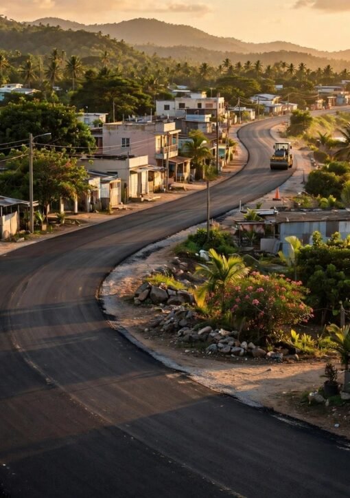 Hawaii plastikveje: nyasfalteret kystvej bygget med genbrugsplast-asfalt