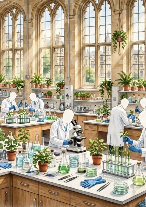 Oxford climate champion Raff Lab green laboratory