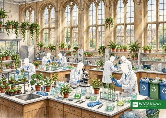 Oxford climate champion Raff Lab green laboratory