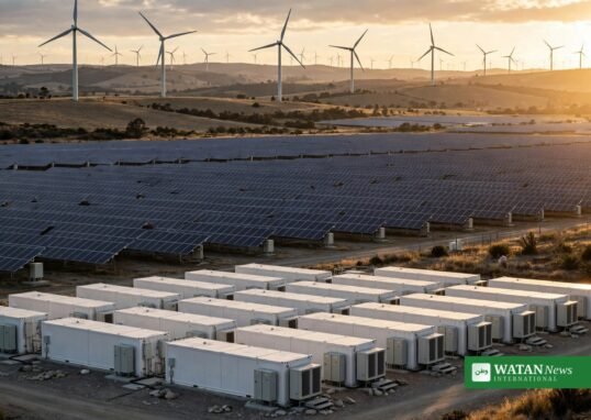 NextEra renewables backlog: solar farm, wind turbines and battery storage units