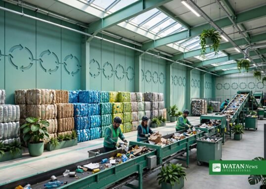 TRUE v2 zero waste certification launch — recycling facility sorting clean recyclates for the circular economy