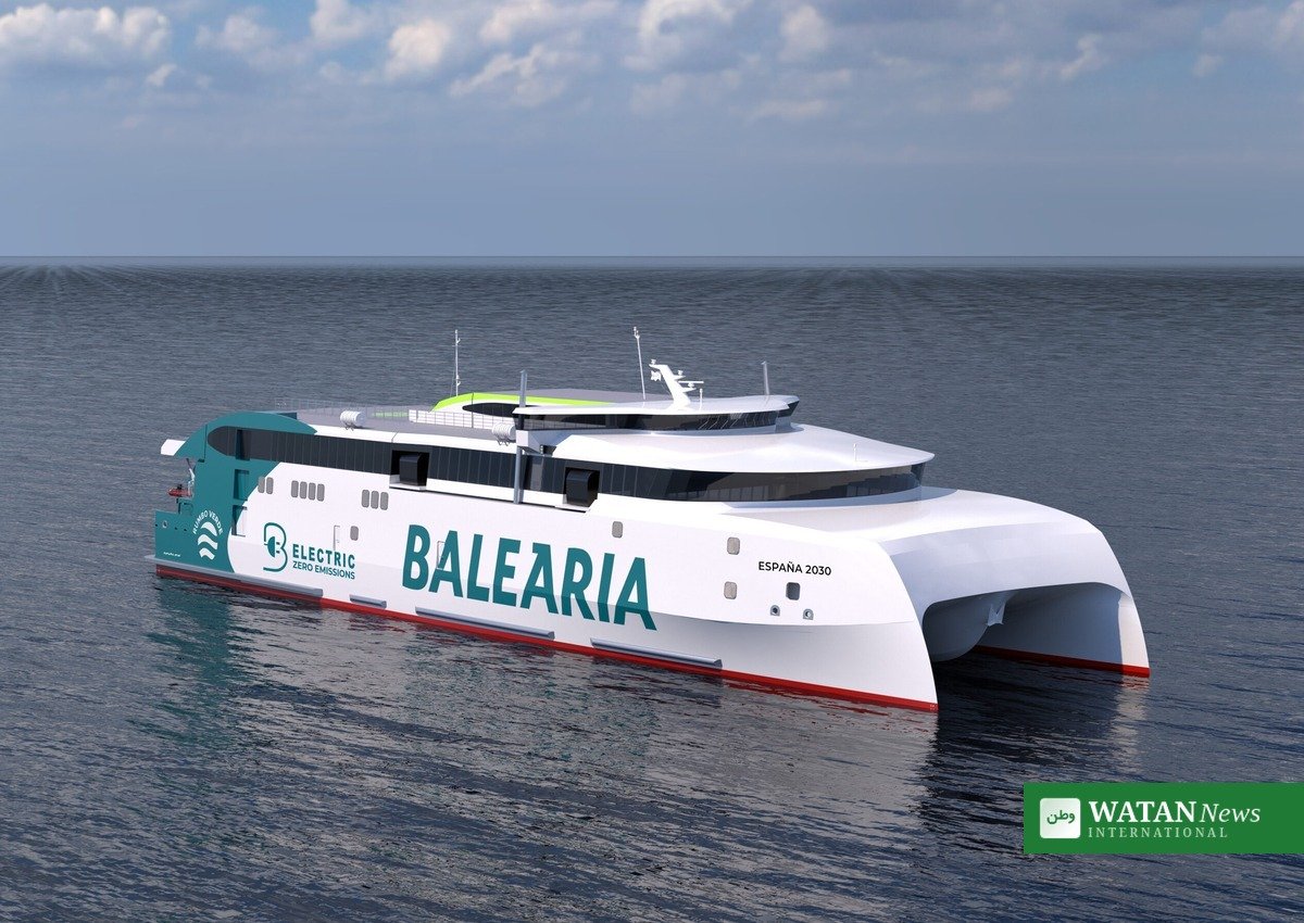 Baleàrias elektriske færge España 2030 – verdens første fuldelektriske hurtigfærge