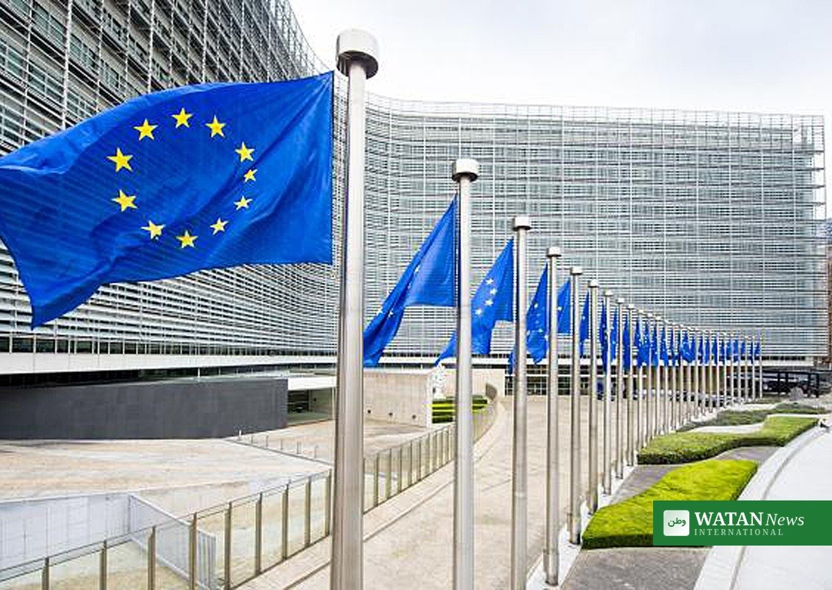 EU-flag foran Europa-Kommissionen – klimapagt ambassadør program