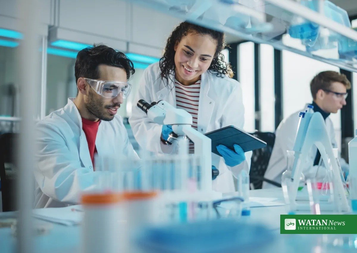Danaher CEO Julie Sawyer Montgomery takes over as scientists work in a diagnostics laboratory