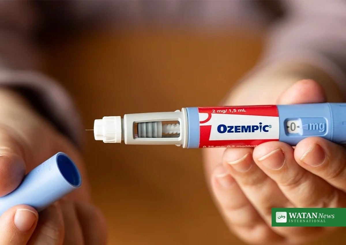 Ozempic synstab GLP-1 studie &ndash; patient holder en Ozempic-injektionspen med semaglutid