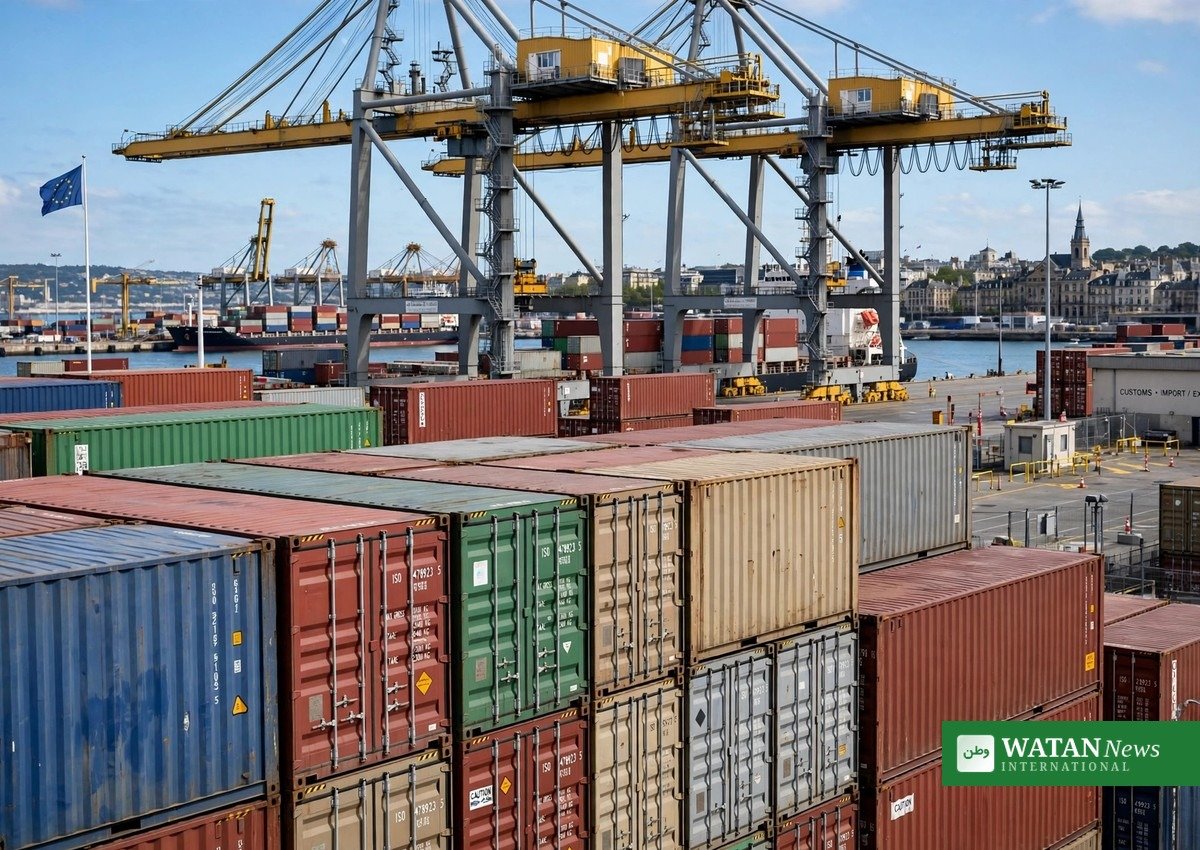 EU Kina handelstiltag ved en europæisk havn