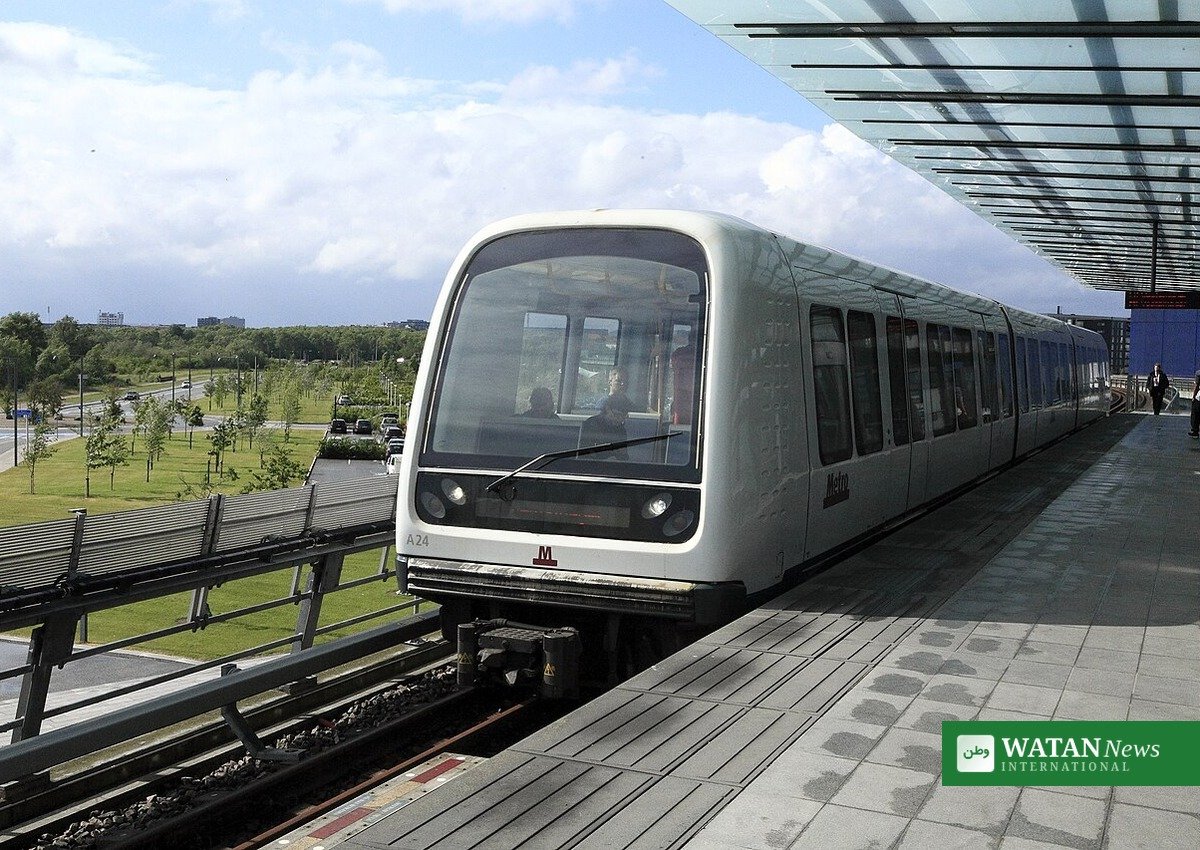 Københavns metro tog på station