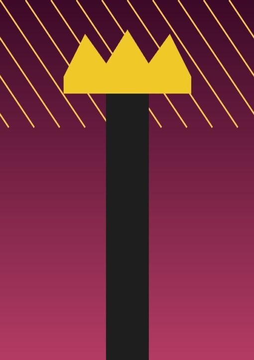 Freddie Mercury V&A exhibition stage crown illustration