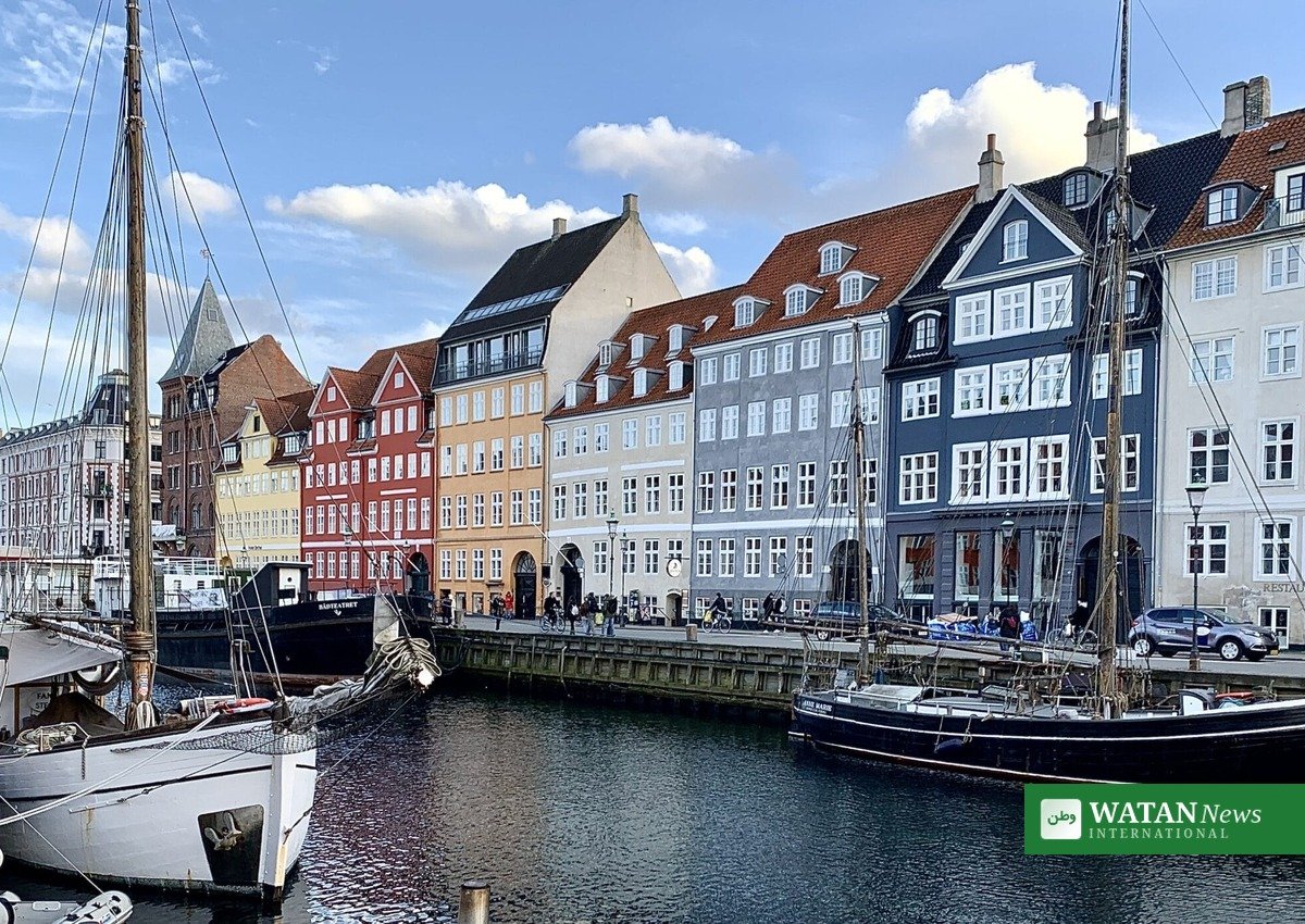 Nyhavn waterfront in Copenhagen, Denmark long-range missiles