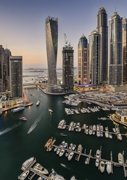 Dubai Marina skyline world tourism destinations