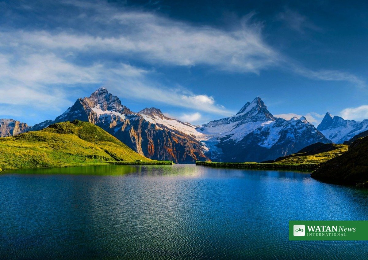 Swiss Alps mountain lake world tourism destinations