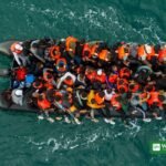 Djibouti boat disaster: overcrowded migrant boat at sea (illustrative image)