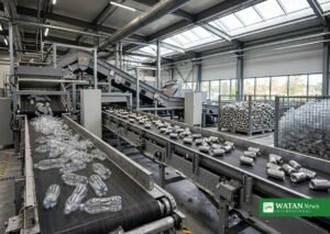 Sorteringsanlæg der behandler flasker og dåser fra pantsystemet