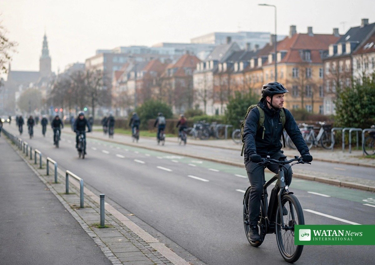 Cyklist med hjelm på elcykel i København – sådan forebygges elcykel-ulykker