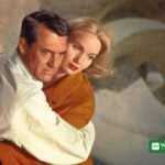 Eva Marie Saint with Cary Grant in Alfred Hitchcock's North by Northwest (1959)