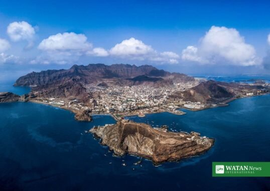 Yemen Houthi fighting escalation: aerial view of Aden, Yemen