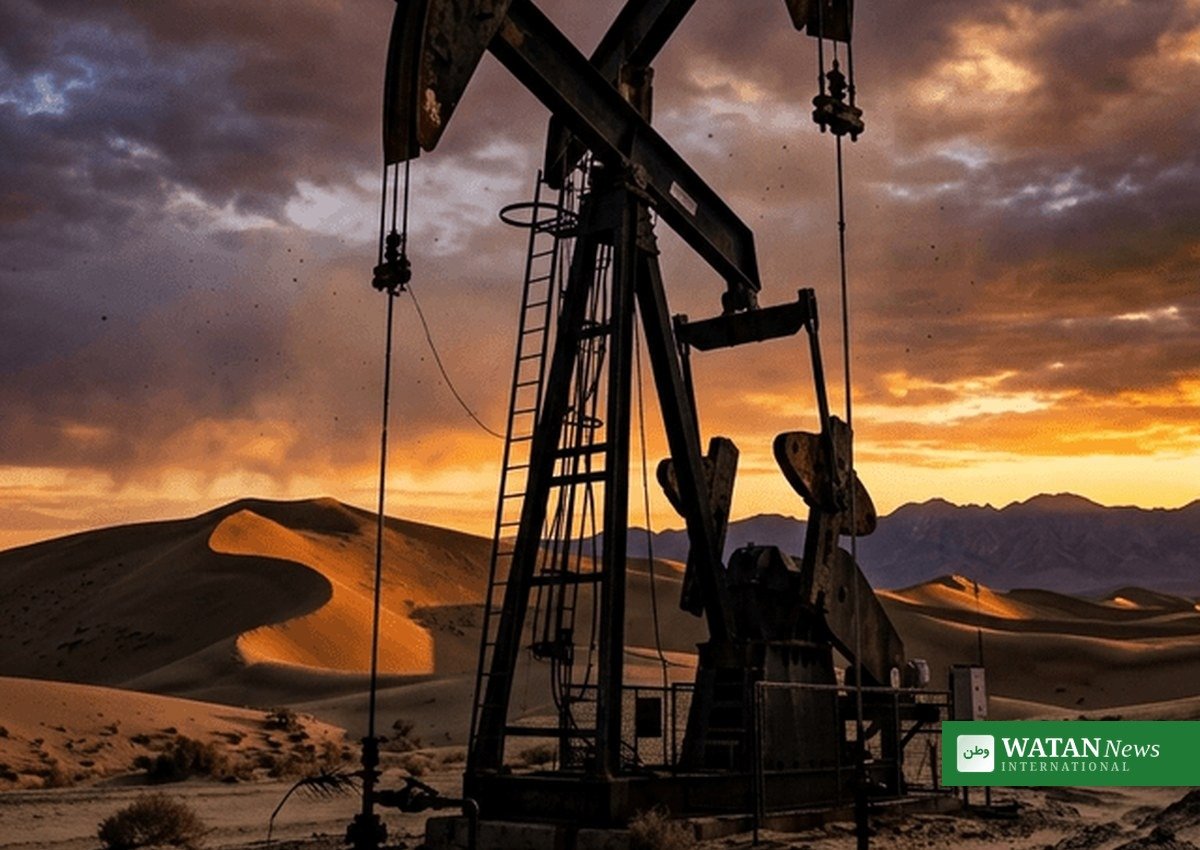Oil pumpjack at sunset - oil prices eased as China's Q3 GDP growth beat forecasts
