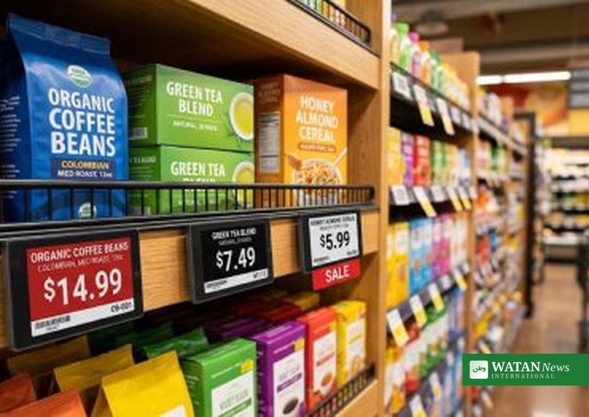 Electronic shelf labels on grocery shelves - Microsoft Nscale news and AI-assisted pricing worries