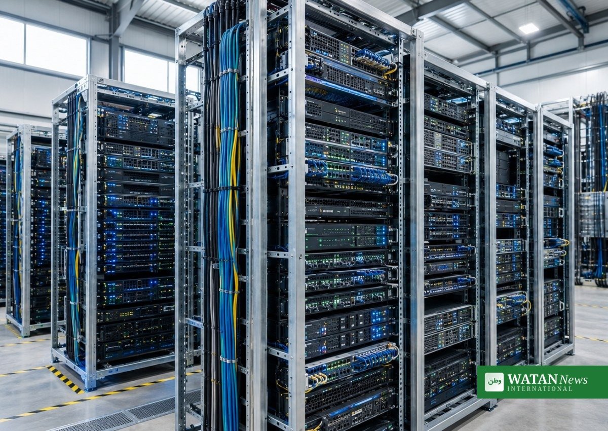 Data centre corridor with server racks - the Microsoft Nscale Essex deal fell apart over grid delays