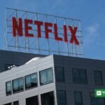 Netflix headquarters sign amid the Netflix leadership shakeup