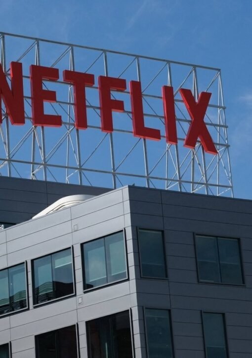 Netflix headquarters sign amid the Netflix leadership shakeup